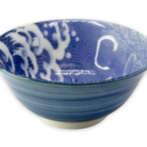 White Crane Japanese 6-inch Porcelain Bowl