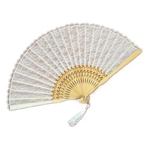 Fan - White Lace