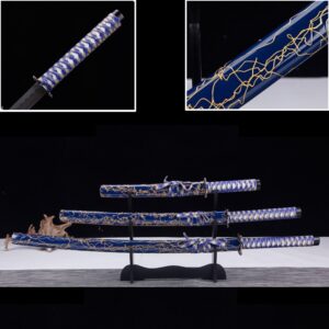 Katana - Blue with Gold Detail